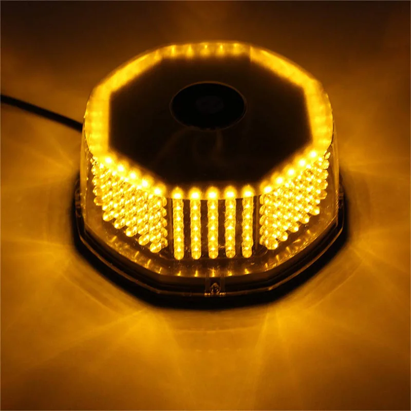 

SXCLG 12V 24V Magnetic Base Flash Strobe Emergency Warning Light Yellow White Red Blue For Truck Vehicle Auto LED Safety Lamp