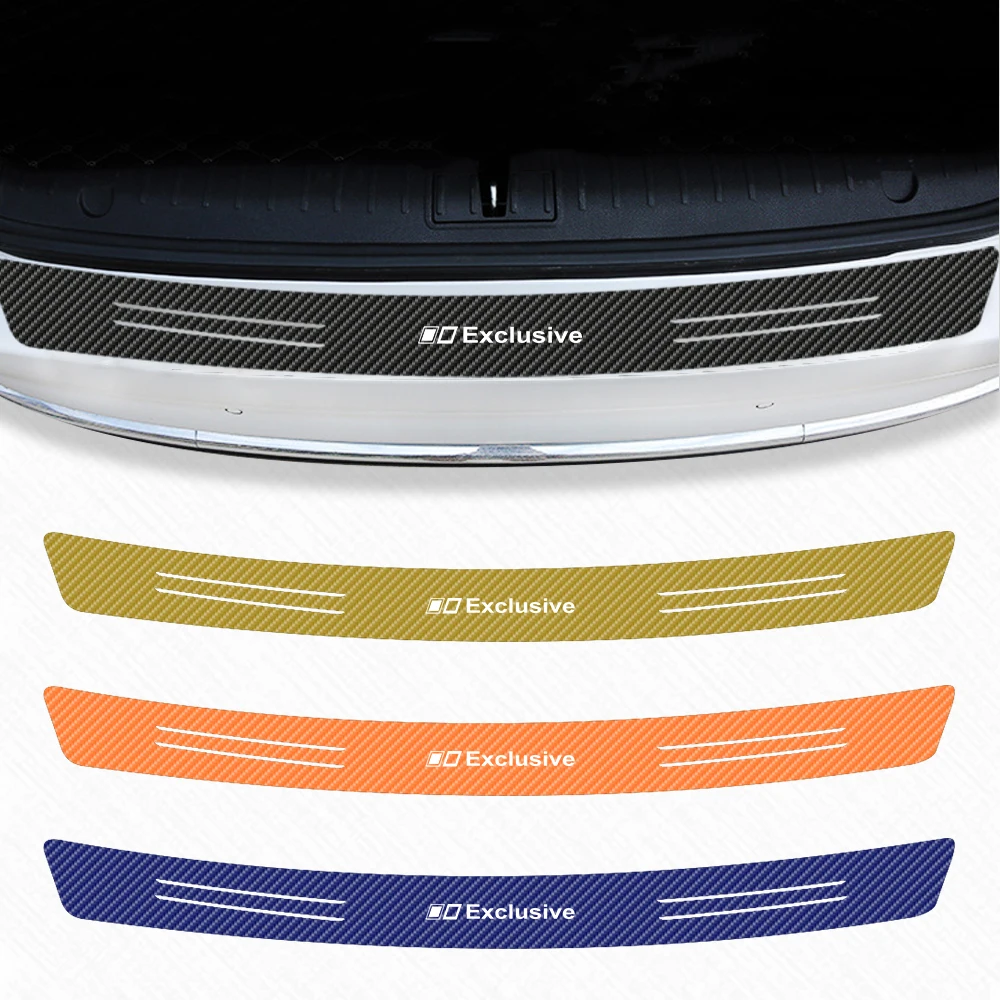 Багажник автомобиля гвардии эксклюзивная эмблема углеродного волокна протектор