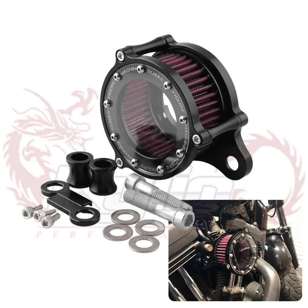Комплект Воздухоочиститель для мотоцикла Система впуска с ЧПУ Harley Davidson Sportster XL 883