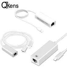 IOS Phone Ethernet Adapter To RJ45 LAN Wired Network Link Charger Cable for IPhone 11 12 Pro X Xs MAX XR 6 7 8 for IPad Internet
