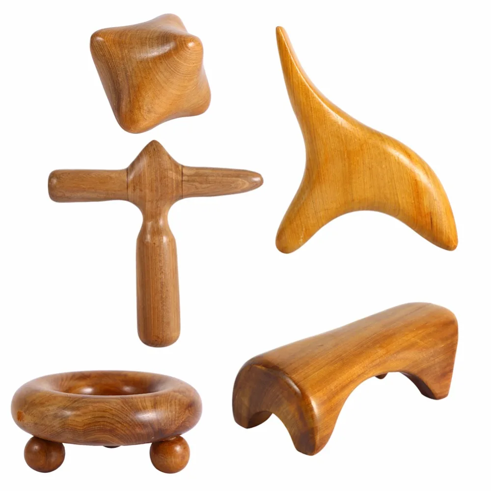 

Thai Massager Roller Vietnam Fragrant Wood Body Foot Reflexology Tradional Shiatsu Therapy Meridians Scrap Lymphatic Drainage