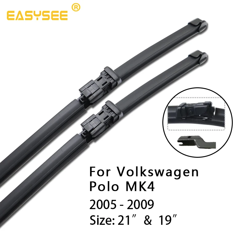 Щетки стеклоочистителя для Volkswagen VW Polo Hatchback MK4 MK5 подходят боковых штифтов/кнопок