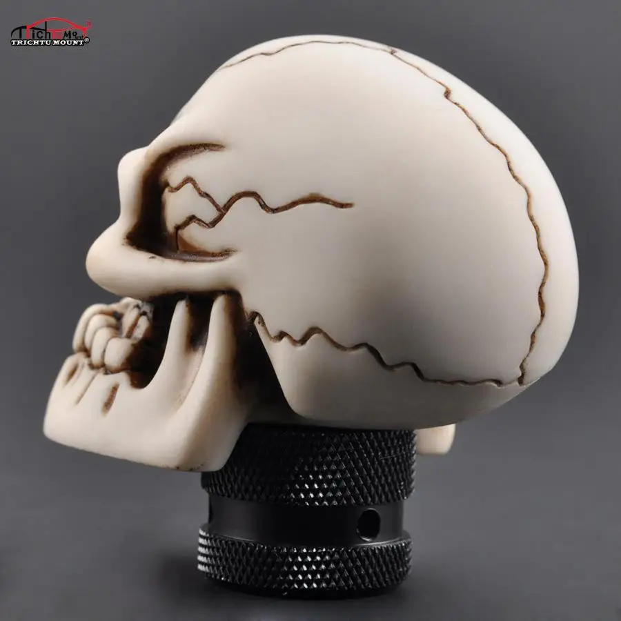 Автомобильная ручка переключения передач с черепом универсальная рычаг Ручка