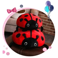 seven star ladybird doll cartoon pillow creative novelty little bug plush childrens toy office worker lunch break pillow