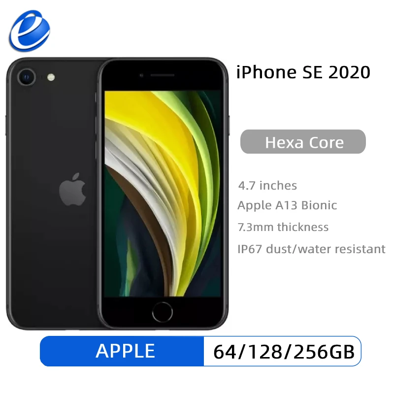 

Unlocked Apple iPhone SE 2020 Smartphones 4.7 inch A13 Original iPhone SE 3G. RAM. 64/128/256GB ROM Hexa Core Cellphones 1821mAh