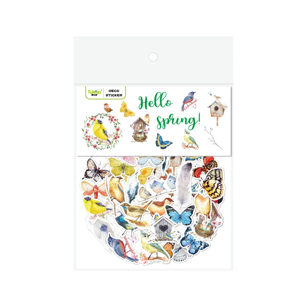 40 шт. водонепроницаемые наклейки бабочки для украшения птиц и животных|Наклейки|