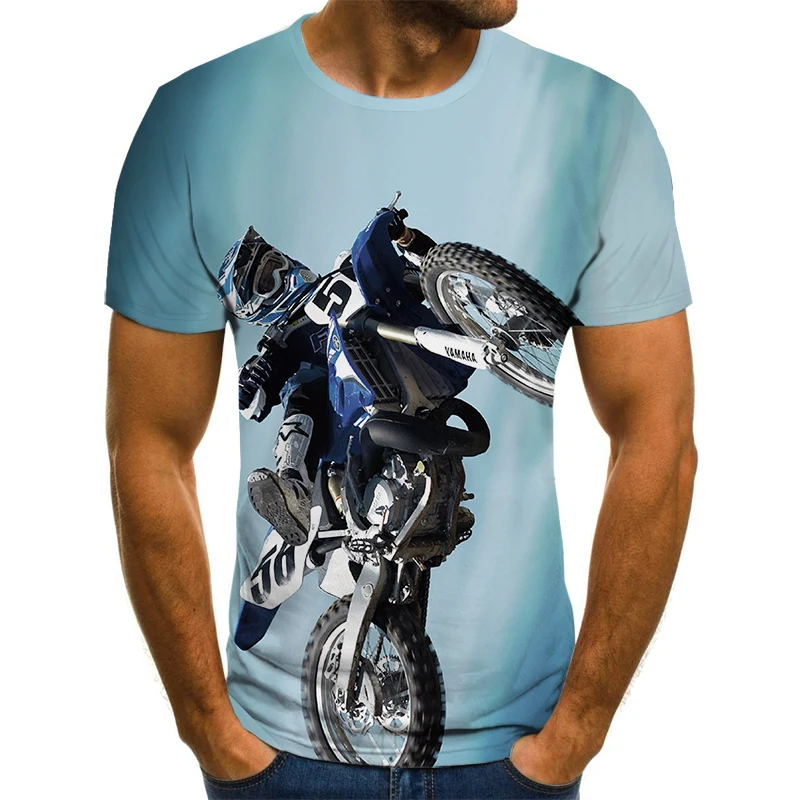 

Summer fashion 3D printed T-shirt 2021 new men's short-sleeved T-shirt