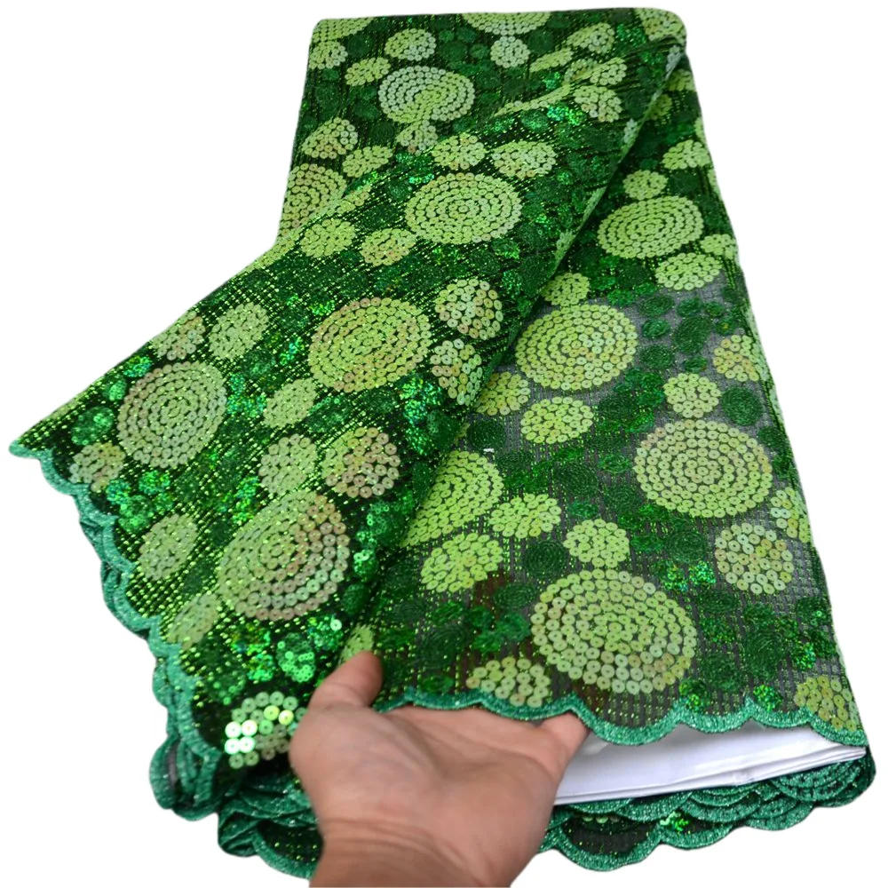 

Кружевная ткань с вышивкой, зеленая африканская сетка, кружевные ткани с блестками, кружевная ткань с кружевным орнаментом, кружевная ткань для нигерийского сетчатого кружева