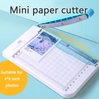 paper cutter paper trimmer 4x6 inch portable photo paper guillotine built in ruler office stationery cutting portable machine