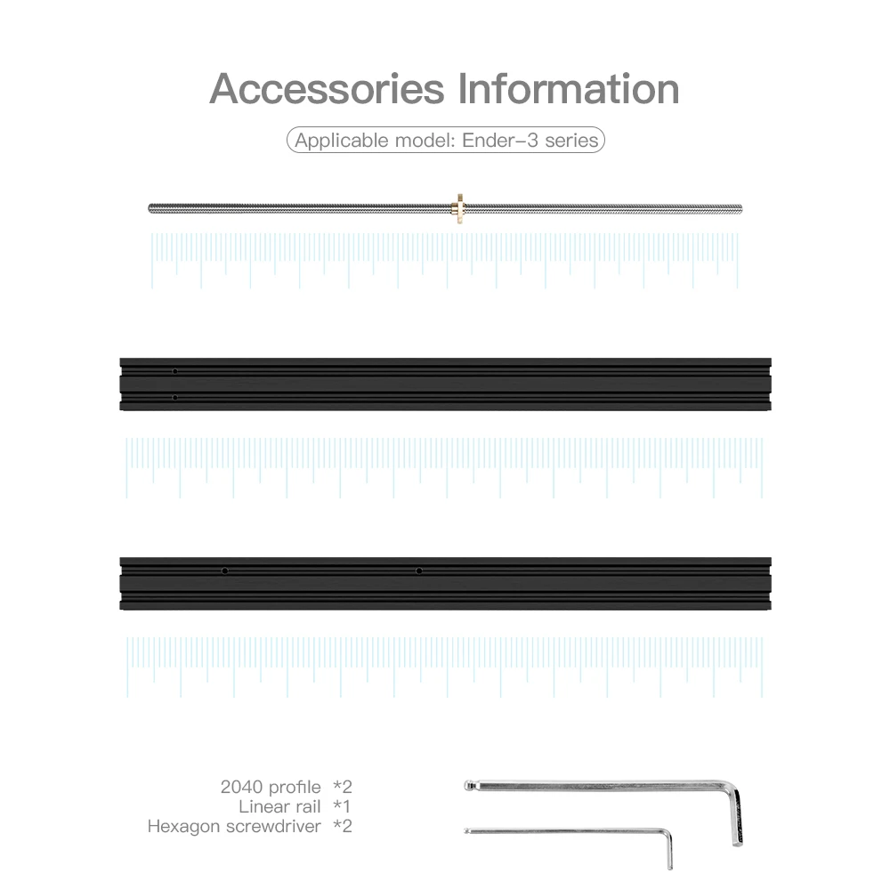 Комплект профилей по оси Z детали для 3D-принтера лазерного принтера | Компьютеры и