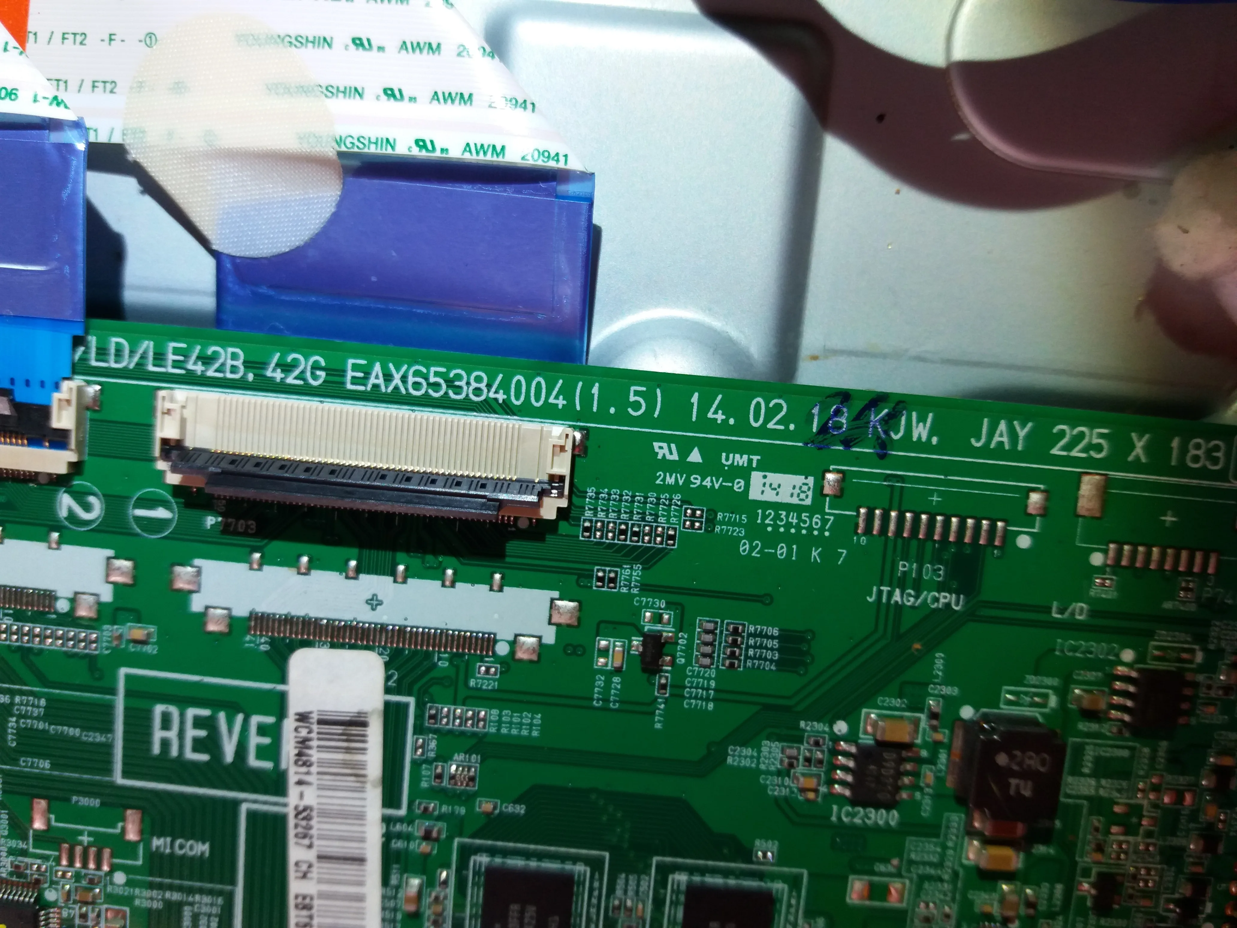 Оригинальная логическая плата EAX65384004 (1 5) хорошего тестирования LC420DUH (PG) (F1)|Детали