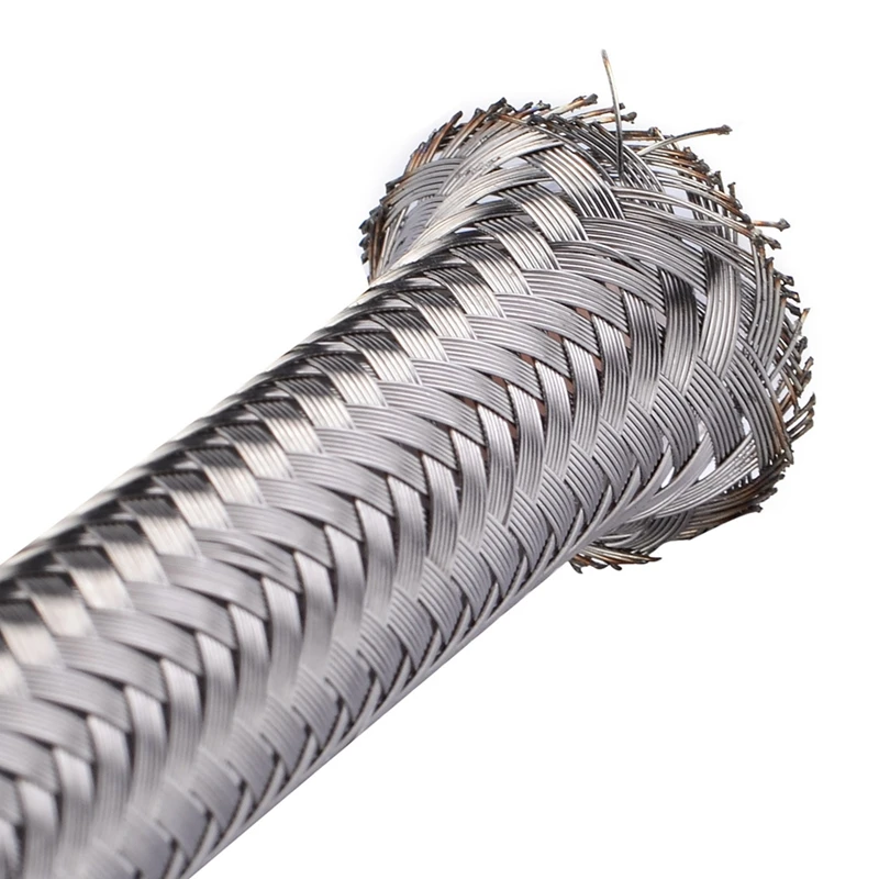 5 м шланг топливной линии Тефлон нержавеющая сталь плетеный PTFE тормозной