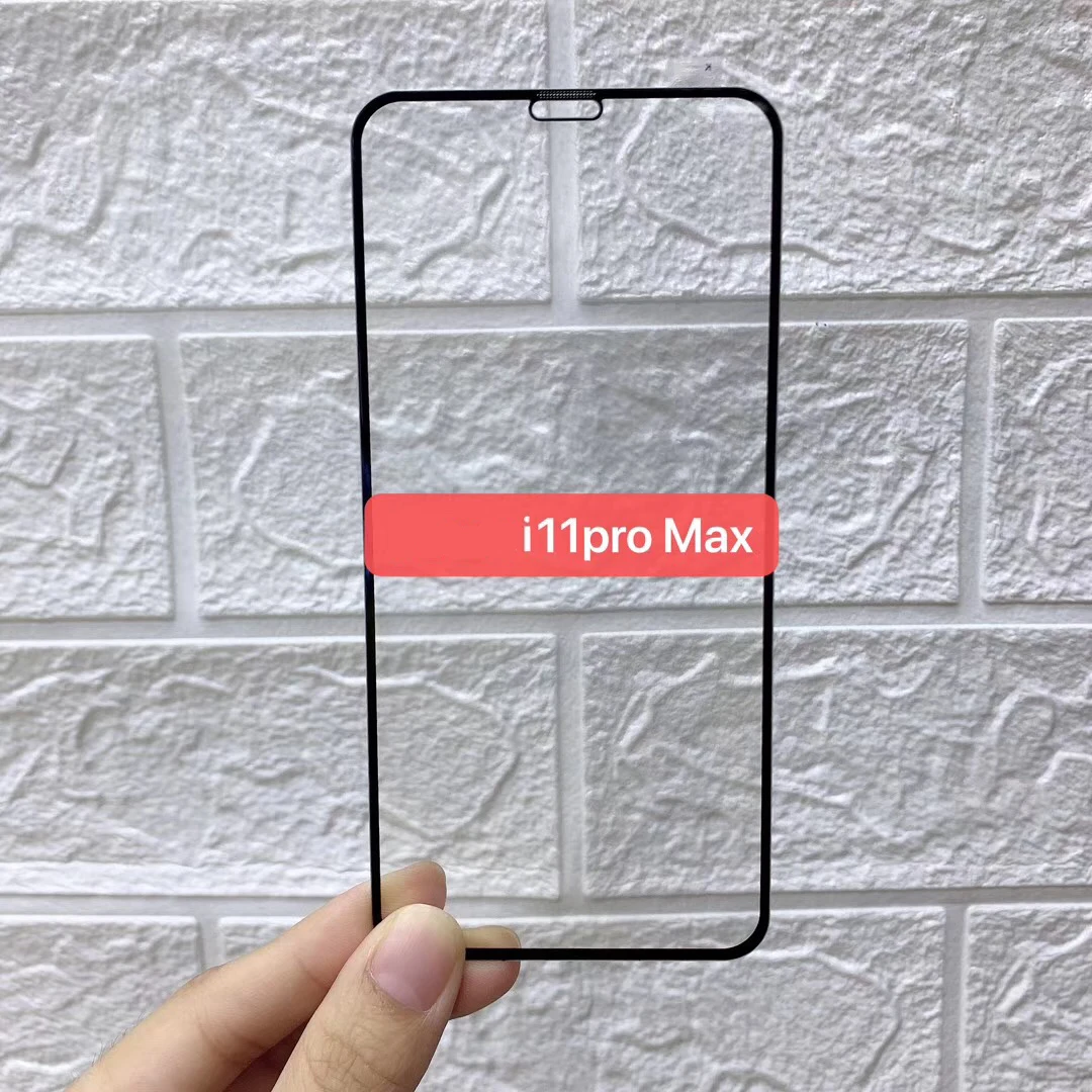 Закаленное стекло с полным покрытием для iPhone 11 Pro Max защитная пленка из