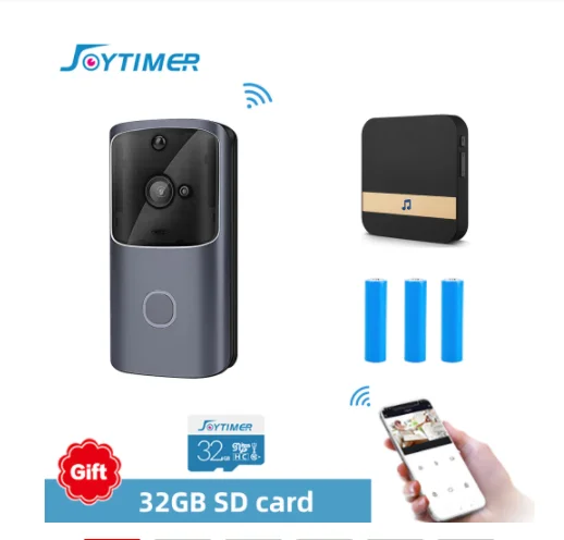 Joytimer Tuya Smart Home Systeem Draadloze Wifi Elektronische Deur View Nachtzicht Video Intercom Deurbel Telefoon Anti-Diefstal Camera