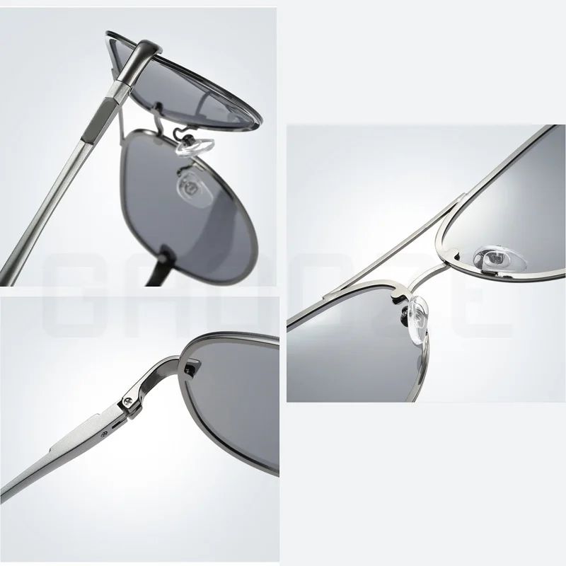 

GAOOZE Polarized Sunglasses Classic Vintage Sunglasses Pilot Anti-glare Glasses for Driving/travel Polarized sunglass LXD115