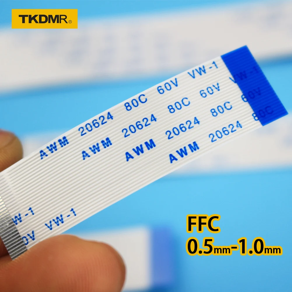 Плоский гибкий кабель TKDRM FFC FPC ЖК AWM 20624 80C 60 в аналогичный 1 мм 4 контактный разъем