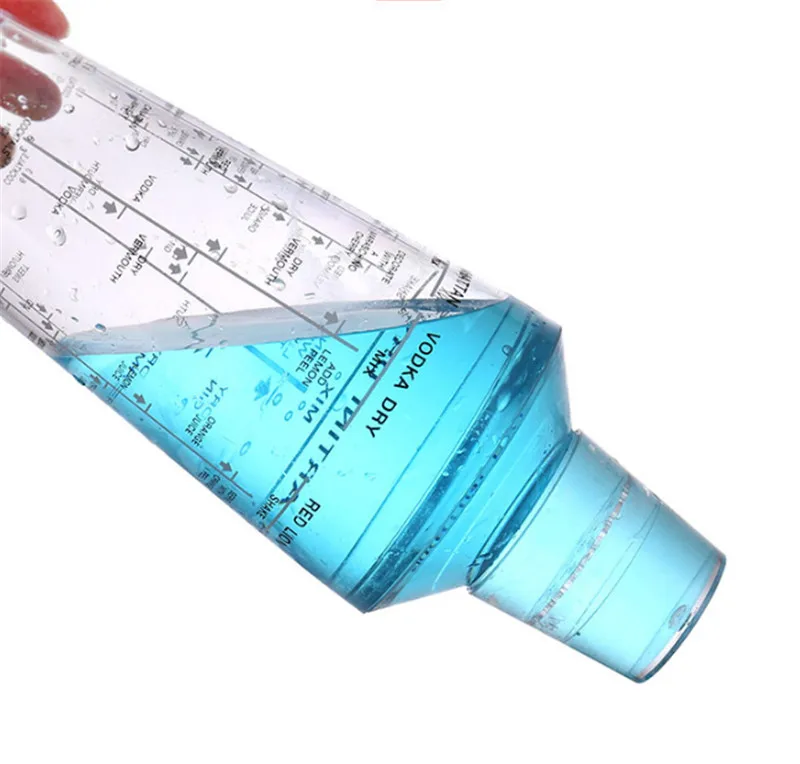 Акриловая мерная чашка коктейльный шейкер Бостонский стиль мерный Миксер для