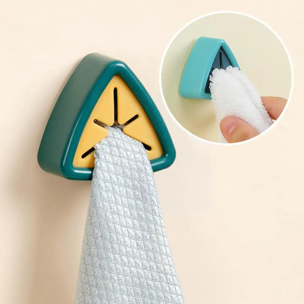 

Towel Rack Creative Storage Towel Bar Free Punching Plug Plastic Storage Kitchen Cloth Supplies Tool Household U7Y2