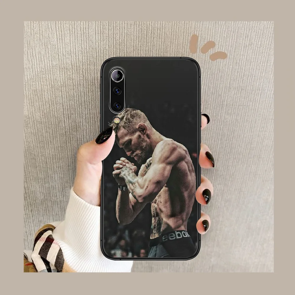 

Conor McGregor Fighting Phone case For Xiaomi Mi note 10 A3 9 MAX 3 A2 8 9 Lite Pro ultra black Cover Luxury Etui Soft Funda