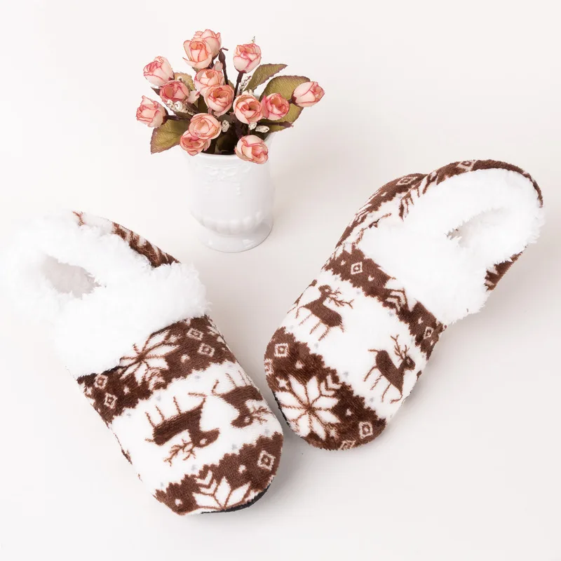 Helisopus Новый женский Теплые зимние носки для девочек домашние женские тапочки