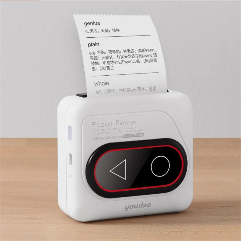 Новый Xiaomi Youdao Мини карманный принтер портативный фото термальный Bluetooth Hd 306