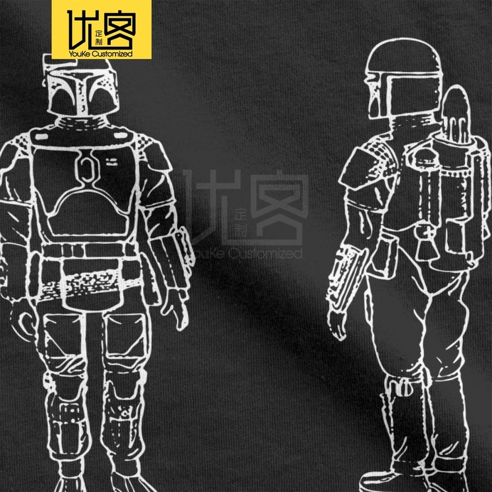 Футболка Звездные войны Boba Fett Patent Han Solo Logo Jedi Darth Vader футболка с короткими рукавами
