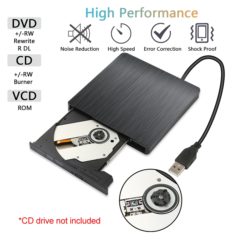 Внешний DVD-плеер 5 Гбит/с USB 2 0 |