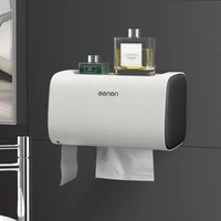dispenser box roll holder accessories punching tissue waterproof bathroom for set paper towel toilet storage napkin plastic