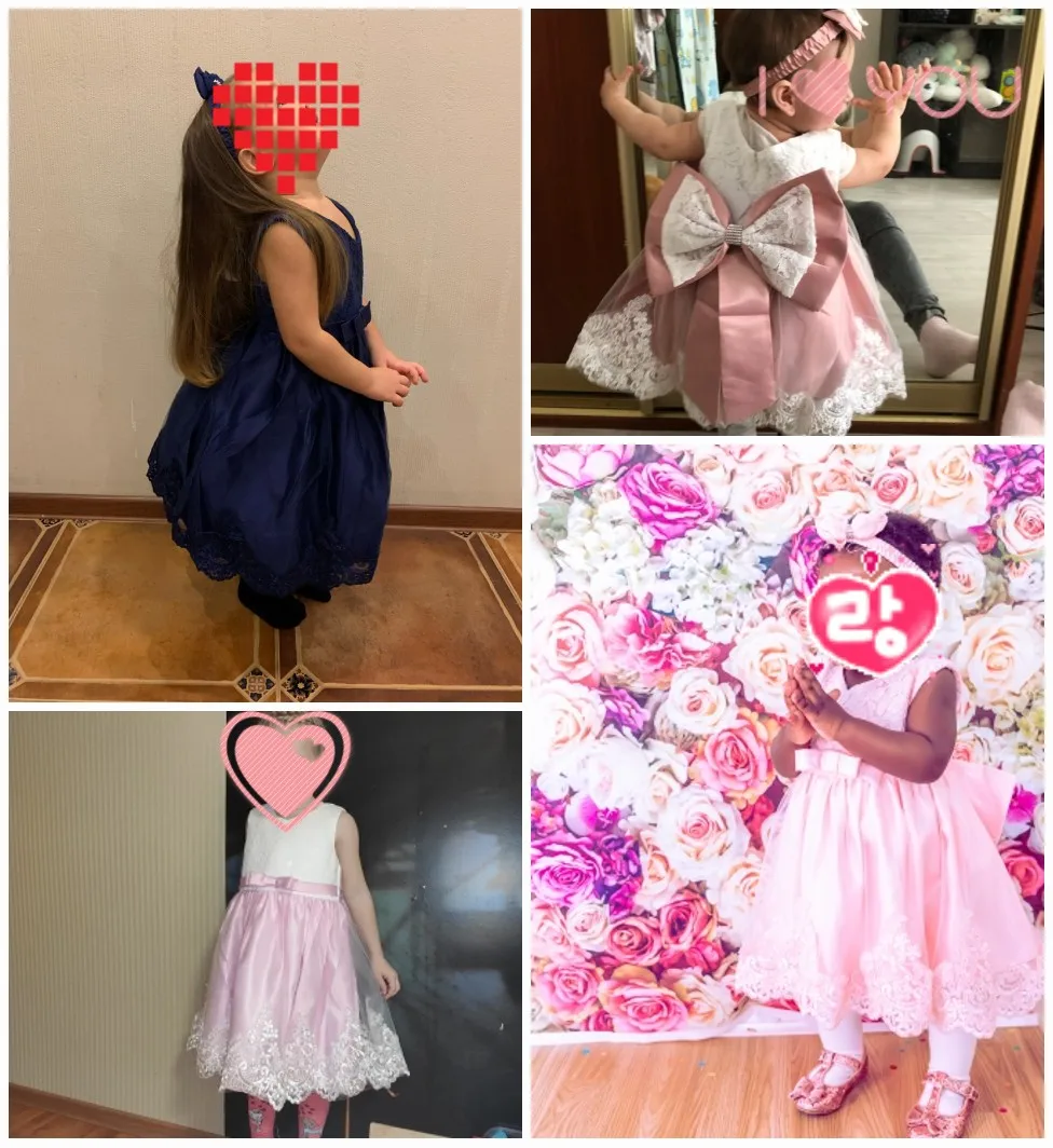 Бесплатная доставка новое детское платье кружевное с цветочным рисунком для