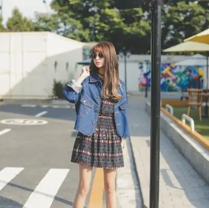 Джинсовые куртки бойфренда для женщин джинсовое пальто винтажная верхняя одежда