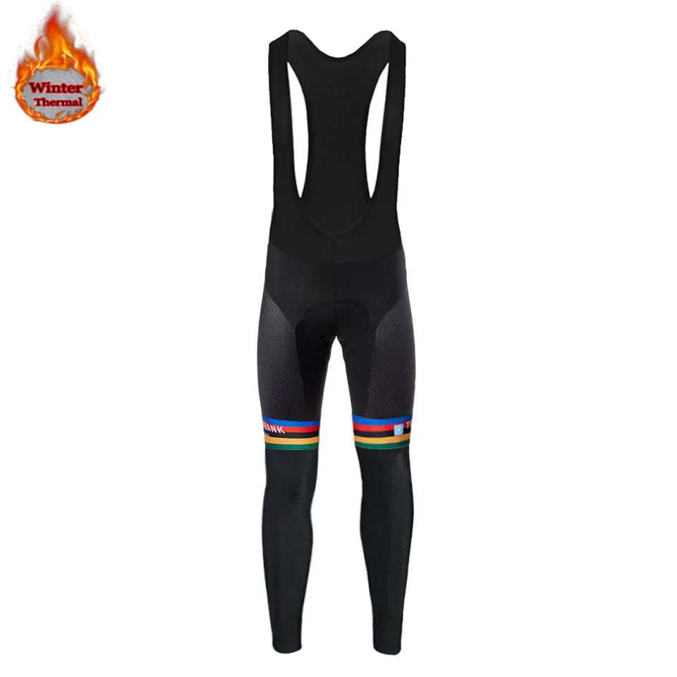 Астана зимний термальный флисовый Мужской комплект Джерси для велоспорта Ropa Ciclismo велосипедная спортивная одежда с длинным рукавом Одежда для велоспорта - Цвет: 7
