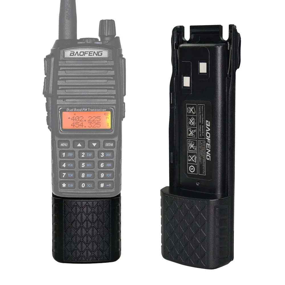 BaoFeng Original Replacement Li-ion Standar Battery BL-8 7.4V 3800mah For UV-82 Walkie-Talkie UV 82 Two Way Radio Accessories | Мобильные