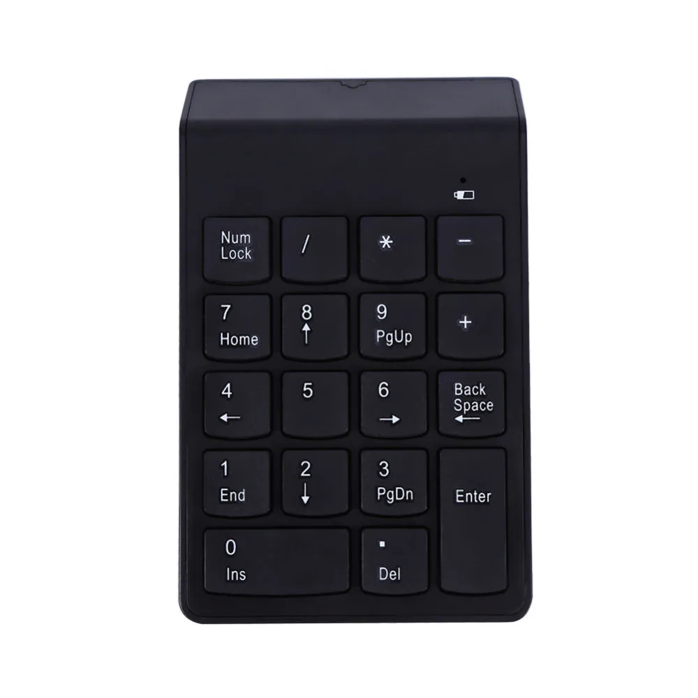 18 keys Черная клавиатура 18 клавиш/22 клавиши мини Numpad Беспроводная Bluetooth цифровая клавиатура Поддержка Windows iOS Android система абсолютно новая - Цвет: 18 keys