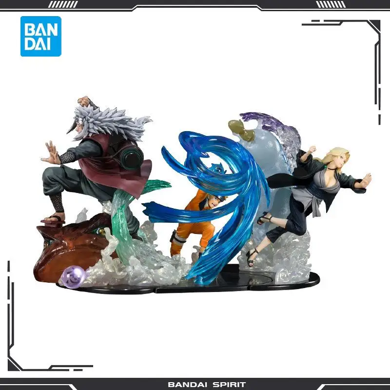 BANDAI Naruto ZERO Uzumaki naruto Jiraiya Tsunade Аниме Фигурки игрушки Декоративные Коллекционные для