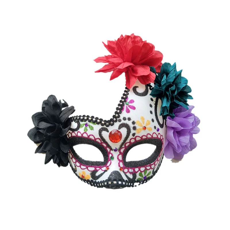 

Mexican Day Of The Dead Masquerade Mask Halloween Ghost Mask Cosplay Carnival Party Performance Props
