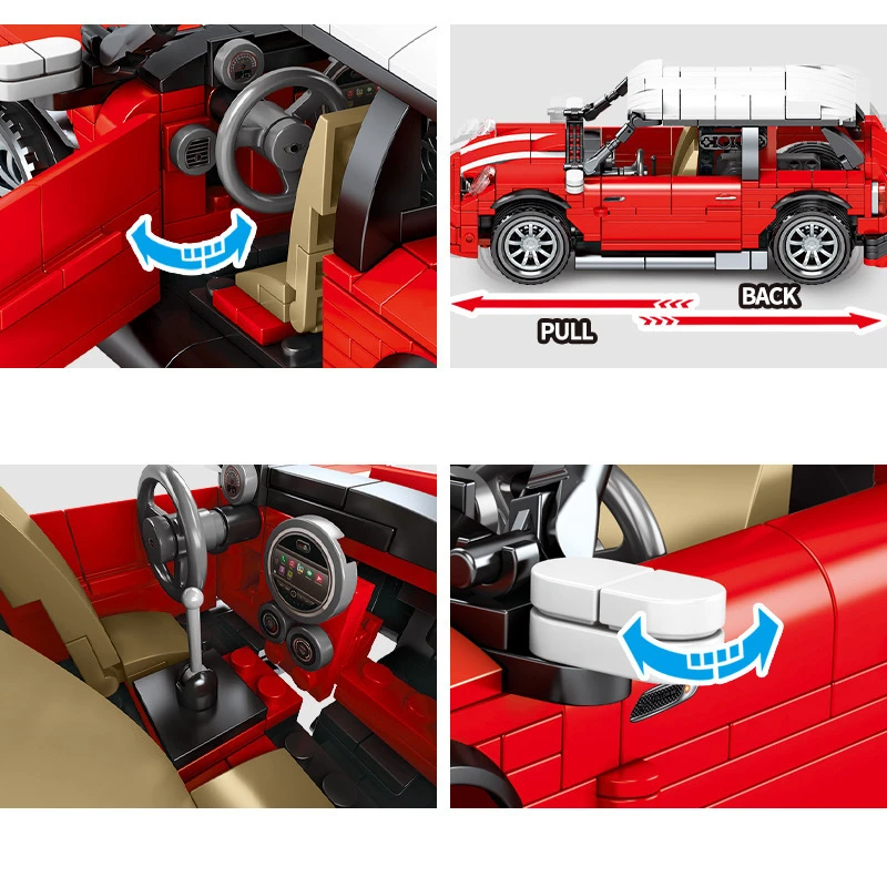 Новинка 2020 высокотехнологичный мини-суперкар автомобиль с отрывом набор