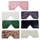 Розовая кварцевая маска для глаз, массажер, натуральная Нефритовая маска для глаз, каменная маска для сна, массажер для лица, маска для сна для глаз, Средство Для Расслабления Глаз