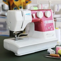 juki heavy duty overlock sewing machines 8 built in stitches metal frame twin needle multifunctional household hemming tools