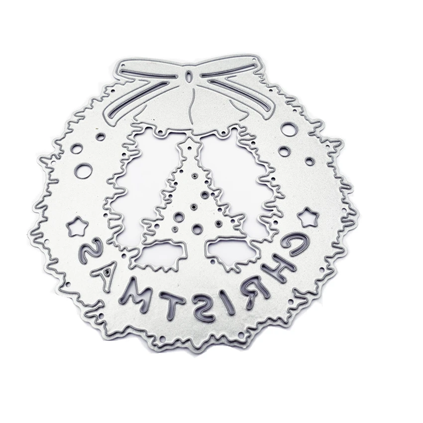 

9x9cm Easter tree wreath die Cutting dies metal crafts paper die-cutting /DIY embossing Easter Halloween Scrapbooking