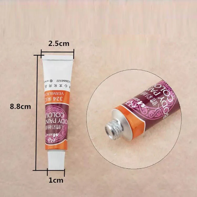 Новинка макияж на Хэллоуин пигменты 12 цветов краска для лица карандаш строчка