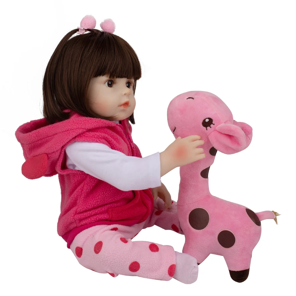 New Design Fashion Doll Bebe Reborn Toy 19&quot Whole Silicone Baby Fantasy Lifelike Realistic Bath Kid Play Gift 48CM | Игрушки и хобби