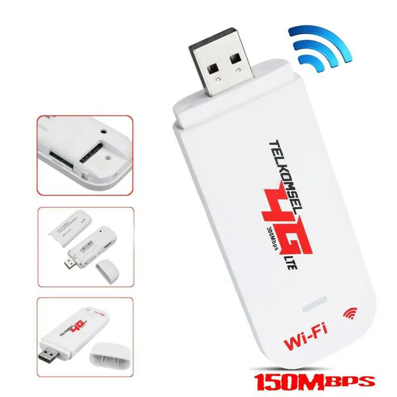 Разблокированный 4G Роутер LTE WIFI беспроводной USB ключ широкополосный модем 150
