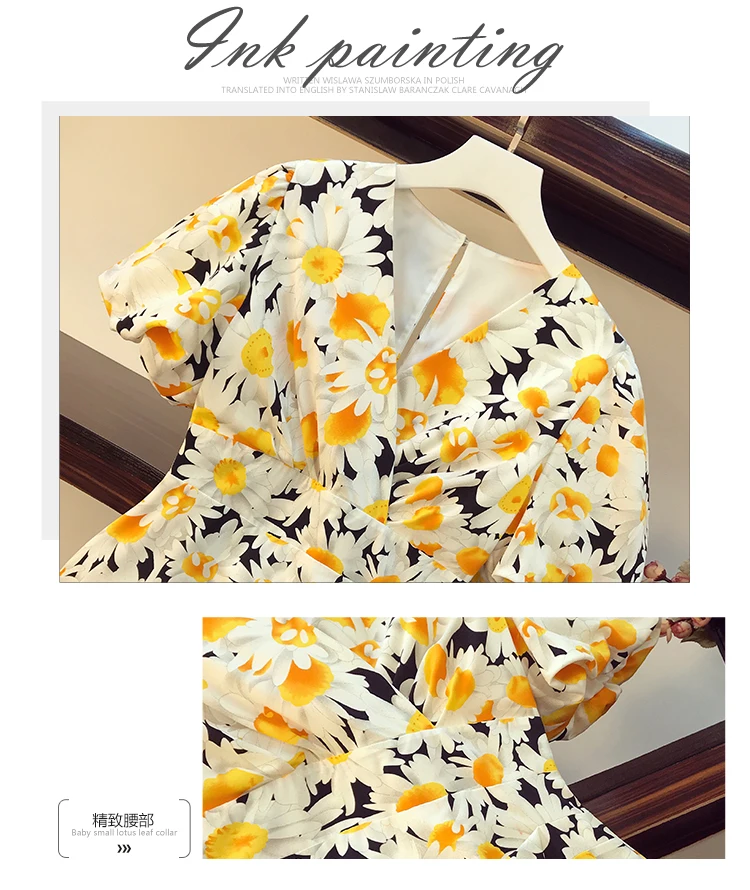 Женское мини-платье с пышными рукавами модельные дизайнерские платья v-образным