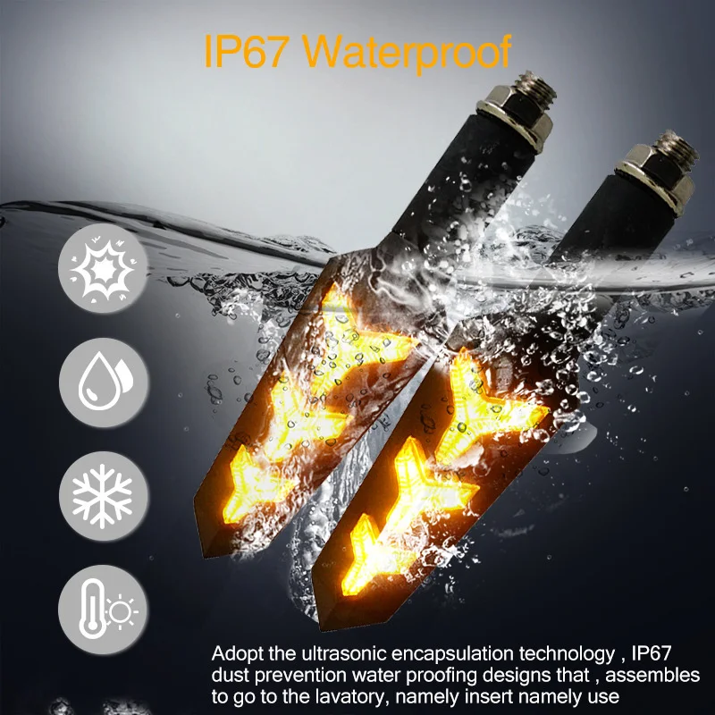 Указатель поворота для мотоцикла светодиодный фонарь Kawasaki Z1000 2007 Zx6R Vn 800 Zx10R 2016 Ninja