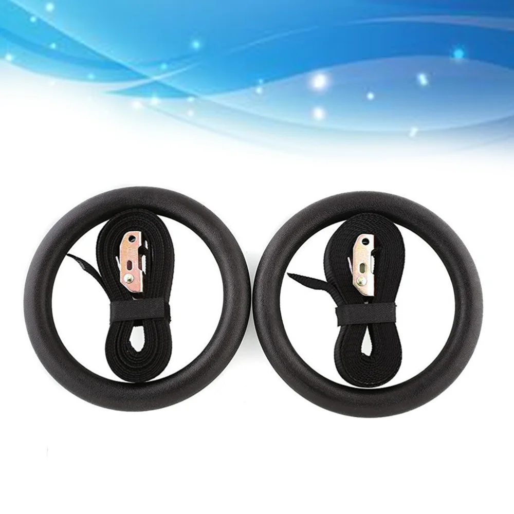 

Gymnastic Ring Set Fitness Rings for Full Body Strength and Muscular Bodyweight Training Cross-Training Workouts