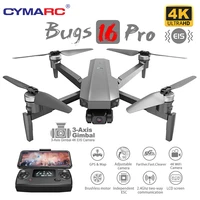 mjx bugs 16 pro b16 professional drone 4k hd camera quadcopter 3 axis gimbal gps brushless motor 5g wifi rc done