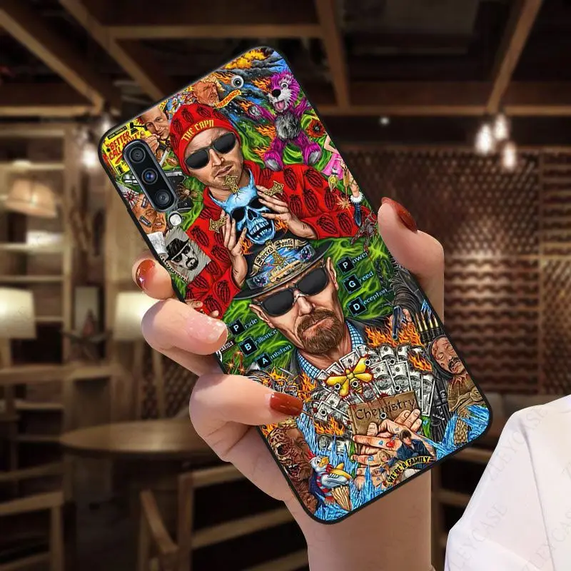 Мягкий чехол для телефона Heisenberg во все тяжкие Samsung Galaxy A32 A12 5G A21S A52 A50 A20S A10S A30S A51 A70 A6
