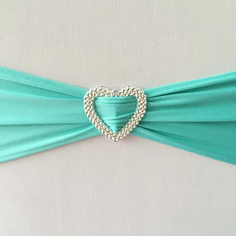 WedFavor горячая распродажа 50 шт. лайкра стрейна ч стул ленты из спандекса повязка на