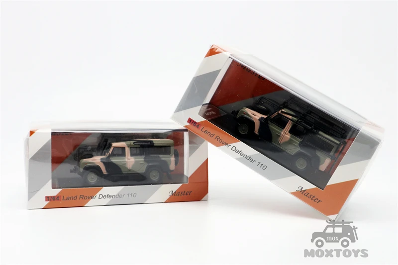 Мастер 1:64 Land Rover Defender 110 камуфляжная обычная/Роскошная литая модель автомобиля |