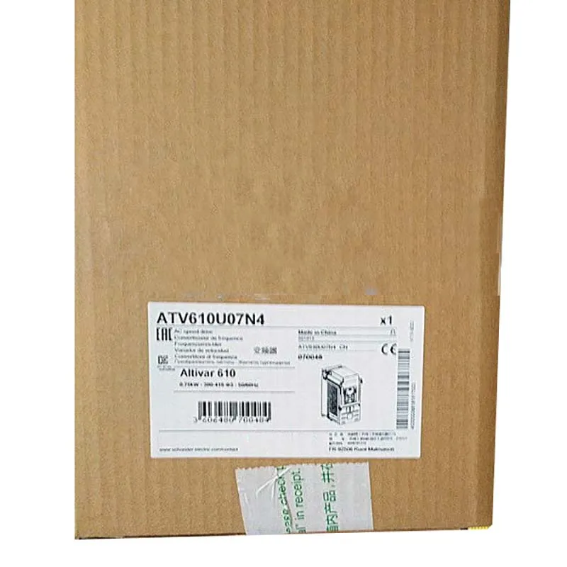 

New Original In BOX ATV610U07N4 0.75KW {Warehouse stock} 1 Year Warranty Shipment within 24 hours